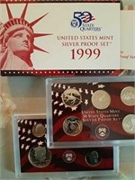 1999 silver proof set