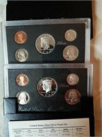 1994 and 96 silver proof set