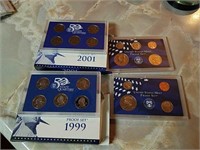 1999 and 2001 proof set