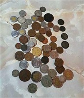 Foreign coins dating back to 1764