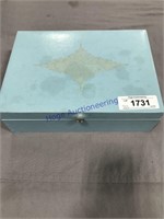 JEWELRY BOX (LT BLUE) W/ JEWELRY