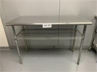 Two Stainless Steel Tables