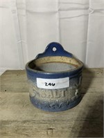 246 Blue/White "Salt" Stoneware Crock