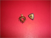 10 Karat Gold Pendant & Pin