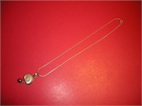 Sterling Silver Necklace  16 Inches Long