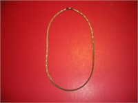 Sterling Silver Necklace  14 Inches Long