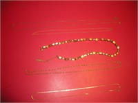 (5) Necklaces  Longest - 24 Inches
