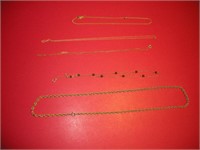 (5) Necklaces  Longest - 24 Inches