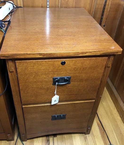 Whalen Wooden File Cabinet 2 Drawer
