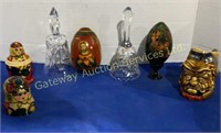 Crystal Bells, Russian Doll, Decorative Eggs and