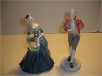 Goldsheider Porcelain Figurines   8 Inches Tall