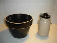 Crock, Bowl & Canister Bowl Size: 9x7