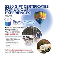 $250 Gift Certificate - BREAKAWAY