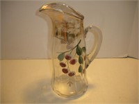 Hand Painted Pitcher 12" Tall