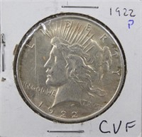 1922-P Silver Peace Dollar Coin