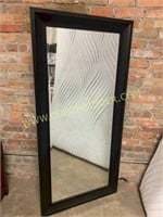 Large full length framed mirror