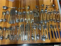 Complete IKEA service for 4 plus other flatware