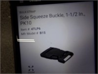 10 PK of Side Squeeze Buckles