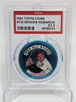 1964 Topps Coins Brooks Robinson PSA EX 5 #125