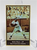 1969 Nabisco Willie Mays Giants Card