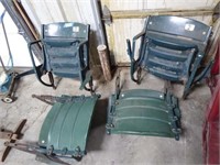4 Vintage seats from Milwaukee County Stadium