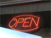 Illuminated OPEN Sign
