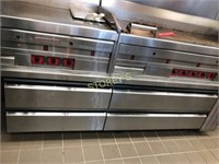 Silver King 8' Refrigerated Chef Base on Wheels