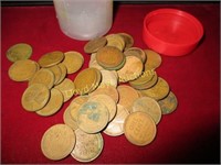 50pc US Wheat Cent - US One Cent Coins