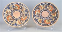 Pair of Rhead Chargers for Crown Ducal