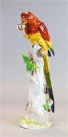 Dresden Porcelain Parrot