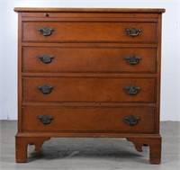Walnut Chippendale Style Chest
