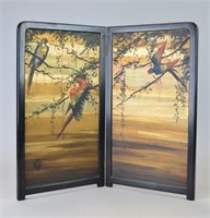 Hand Painted Table Screen