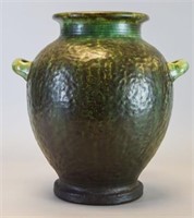 Large Fulper Two Handled Art Pottery Vase