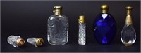 Gold & Gold Tone Fitted Perfume Bottles