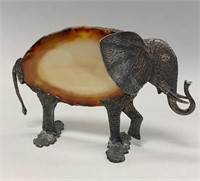 Agate & Sterling Elephant