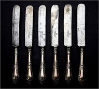 6 Russian 84 Silver Gerlach Warszawie Knives