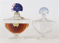 2 Guerlain Shalimar Perfumes in Baccarat Bottles