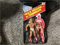 1985 HULK HOGAN AS THUNDERLIPS POSABLE FIGURE NIP