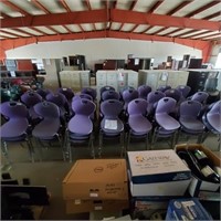 Large Lot purple chairs x94