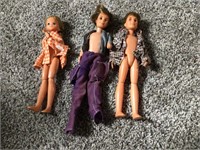 4 SUNSHINE FAMILY DOLLS