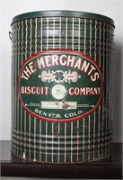 Merchants Biscuit Company Denver Colorado Tin