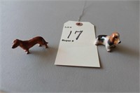 Vintage Miniature Figurines dogs Hagen-Renaker