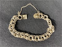 Sterling Charm Bracelet 23.6 Grams - 6"