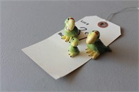 Vintage Miniature Figurines, parrots