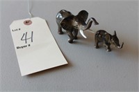 Vintage Miniature Figurines, elephants