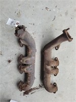 Pair Vintage Ford Exhaust Manifolds Small Block