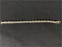 Very Unique Link Sterling Bracelet 17g - 7 1/2"