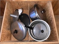 Pots with lids