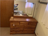 Cedar Chest of Drawers with Mirror