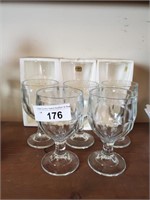 3 Georgetown Wineglasses